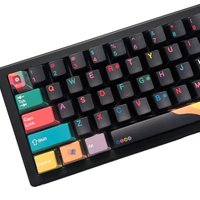 YMDK 134 Key Cherry Profile 3 Sides Shine Through Pudding Marker Theme Dye Sub PC+PBT Keycaps for MX Mechanical Keyboard
