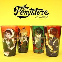 Anime My Hero Academia Bakugou Katsuki Todoroki Shoto Midoriya Izuku OCHACO URARAKA Cosplay Cartoon Water Glass Ambitus Gift
