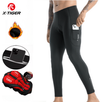 AliExpress X-TIGER Winter Cycling Pants with Back Pocket 5D Gel Padded Men Fleece Sports Warm Long Pants MTB Road Ski Motorcycle Bike Pants