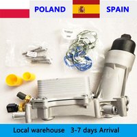 Aluminium-Motorölfiltergehäuse mit Ölkühler für Chrysler 200 300 Dodge Charger Challenger Journey Caravan Durango 3,6 l