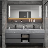 Simple Modern Bathroom Cabinets Washbasin Combination Household Storage Bathroom Cabinets Intelligent Mirror Furniture Kast JTB