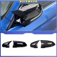 For Bmw 1 2 3 4 X Series Mirror Cap F20 F21 F87 M2 F23 F30 F32 F36 X1 E84 Gloss Black Side Mirror Cover Cap Rearview -M4 Style