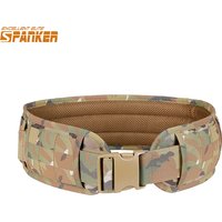 EXCELLENT ELITE SPANKER Tactical Hunting Waist Belt Men Thicken Pad Waist Belt War Belt Molle Outdoor Military Accessories