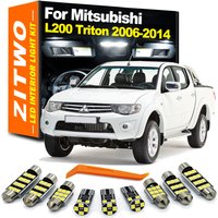 11Pcs LED Interior Light Bulb Kit For Mitsubishi L200 Triton Strada Sportero Hunter 2006 2007 2008 2009 2010 2011 2012 2013 2014