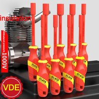 LAOA 1000V Insulated Socket Screwdriver Multifunctional Hexagonal Socket Wrench Driver Electrician Specific Withstand