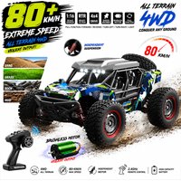 4DW 16106 Brushless RC Car Off-Road Monster Truck with High Speed Drift Remote Control Christmas Gift for Kids vs Wltoys 144001