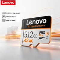 Lenovo Micro-SD-Karte, hohe Geschwindigkeit, 512 GB, 256 GB, 128 GB, Klasse 10, U3, V30, TF-Karte für Smartphone, Kamera, PC, Drohne.