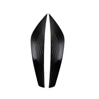 Car styling For Ford Escape 2017-2019 Kuga Vignale Headlight Eyelid Eyebrow Decorate Cover Sticker Trim Auto Parts Accessories