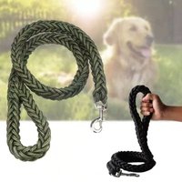 Large Dog Training Leash Strong Durable Braid Comfortable Handle for Effective Walking Suitable for Training Dogs