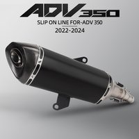 ADV350 Exhaust Muffler For Honda Forza350 NSS350 ADV 350 2021-2024 Motorcycle Slip on Line Exhausts Kit Scooter Tail Tube