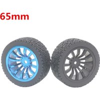 65mm tire robot uses 1:10 smart wheel model with high quality tire trolley with large friction wheels