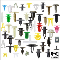 kkjoy 100PCS Plastic Rivet Clips Bumper Door Panel Fastener used for various car models