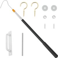 Dachboden-Treppentür-Pull-Down-Haken-Set, tragbare Dachbodenleiter, Drop-Down-System, Haken-Teil-Set für einfachen Austausch von Seilen