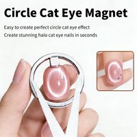 Nailpop Ring Cat Eye Magnet Nail Art Tool 23cm Diameter Strong Magnetic For DIY Halo Cat Eye Nails Design For Home Salon Use