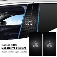 Car B Pillar Stickers Door Pillar Decoration car Accessories For Opel Corsa Astra Mokka Grandland X Crossland Insignia Zafira