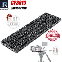 INNOREL CP3010 10*30CM Multi-Functional Cheese Plate with 1/4" 3/8" Thread, Expansion Switching Mounting Plate for Camera Tripod