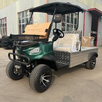2% Off Lithium Battery Golf Car 2 Seat Adult Scooter 72V 5KW Electric Golf Cart With Rear Cargo Box 14-Inch Off-Road Tires