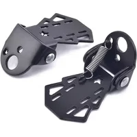 AliExpress NONE 1 Pair Bicycle Rear Axle Foldable Foot Pedals for Backseat Passenger Safety and Anti-Skid Foot Support Bike Accessories