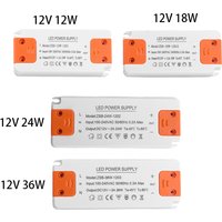 LED Driver Power Supply 12W 18W 24W 36W AC 110V 220V 12V 1A -3A Power Supply Control Lighting Transformers For LED Light Strip