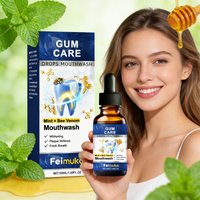 Bee Venom Mouthwash for Gum Care Dissolve Dental Plaque Fresh Breath Whiten Teeth Reduce Oral Odor Mint Drop Mouthwash Oral Care