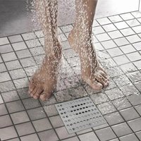 Stainless Steel Drain Grate 15x15cm for Bathroom Outdoor Floor Drain with Fine Mesh to Catch Hair and Leaves Solution