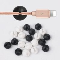 Manager Sorting Clip Desktop Cable Organizer Data Cable For Smartphone/Tablet/Laptop Headset Charging Cable 5/10/20 Pcs Winder