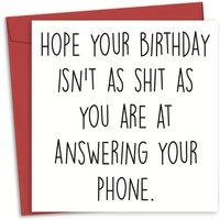 1 pc Perfect for Family, and Loved Ones!Make Them Laugh with This Hilarious Birthday Card