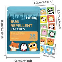 36 Pack Mosquito Repellent Stickers Essential Oil Infused Citronella Mosquito Patches Plant Based Ingredients for Indoor Outdoor