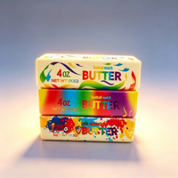 Assorted Butter Stick Squeeze Toy Slow Rebound Soccer Themed Cheese Bar Box Fidget Stress Relief Decor