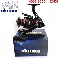 new OKUMA rotary fishing reel 2+1BB 9KG-23KG Max Drag is suitable for all water bodies 1000-8000