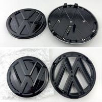For VW Golf 6 MK6 5K0853601C 5K0853630 Volkswagen 135mm Car Front Grille Badge and 110mm Rear Trunk Emblem Lid Logo Accessories
