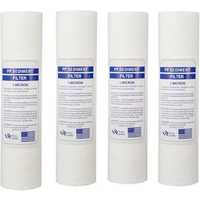 2/4 PCS of Universal Water Filter 5 Micron PP Cotton Filter Element Sediment Water Filter Polypropylene Material Easy to Use