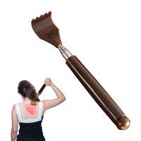 Extendable Stainless Steel Back Scratcher Long Handle Body Scratcher Stick For Men Women Adults Elderly, Home Shower Office