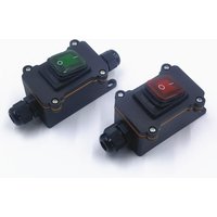 16A IP65 Waterproof Inline Cord Switch, 110-250V Outdoor On/Off Rocker Switch for Boat, Car, Marine, Dustproof Electrical Switch