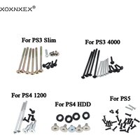 1Set Housing Shell Replacement Power Screws Set For PS3 PS4 PS5 Console Slim 1200 Power Supply Screws & HDD Screws