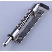 304 Silver Stainless Steel Door Latch Sliding Lock Barrel Bolt Latch Hasp Staple Gate Safety Lock
