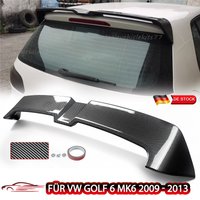 Heckdachlippe für VW Golf 6 MK6 GTI R GTD 2008 2009 2010 2011 2012 2013 Heckdach-Spoilerflügel Carbon-Look Zubehör