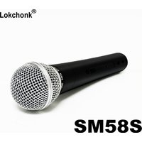 Lokchonk Dynamic Vocal Microphone Handheld Cardioid Microphone for Singing, Stage, Studio, Karaoke SM58S