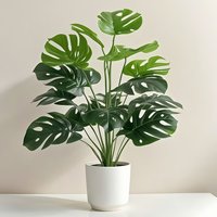 60-112CM Artificial Monstera Tree Fake Palm Plants Plastic Turtle Leafs Tropical Landscape Plants for Home Garden Office Decor