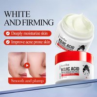 SADDER Kojic Acid Face Cream for Dark Spots Freckles Skin Care with Vitamin C, Whitening Treatment, Overnight Repair Moisturizer