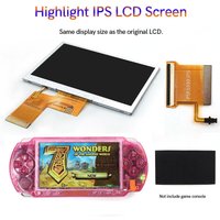IPS LCD Screen For PSP1000 Game Console Special Cable For Sony PSP 1000 to IPS Screen LCD Display Highlight High Brightness Kits