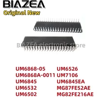 1piece UM6868-05 UM6868A-0011 UM6845 UM6532 UM6502 UM6526 UM7106 UM6845EA MG87FE52AE MG82FE216AE DIP40