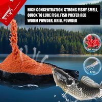 Fish Attractant Powder Fish Scent Enhancer Powder Natural Powder Fish Bait Additive Highly Concentrated Fishing