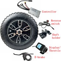Bafang Wheelbarrow Motor Kit 36V250W With 400-8 Tyre And Controller Thumb Throttle 5-8km/h Wheel Size 200KGS Load FM G311.230.D