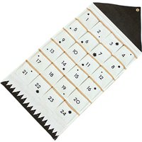 Christmas Advent Count Down Calendar 24 Pockets Organizer Wall Pocket