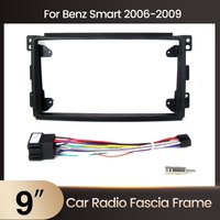For Mercedes Benz Smart Fortwo 2006 2007 2008 2009 Car 2Din Audio Modification Frame Double Din Car Fascias Stereo Radio Panel