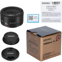 Yongnuo YN50mm F1.8 Large Aperture Auto Focus Small Camera Lens With Super Bokeh Effect For Canon EOS 70D 5D3 600D DSLR Camera