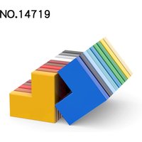 20Pcs MOC Compatible Assembles Particles 14719 Tile 2 x 2 Corner Building Blocks DIY Educational High-Tech Spare Toys