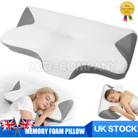 Ergonomic Memory Foam Pillow For Cervical Neck Shoulder Orthopedic Pain Relief