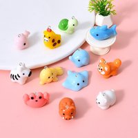 10Pcs Cute Small Fish Resin Charms For DIY Earring Bracelet Key Chain Jewelry Making Accessories Fashion Decor Crafts Pendants